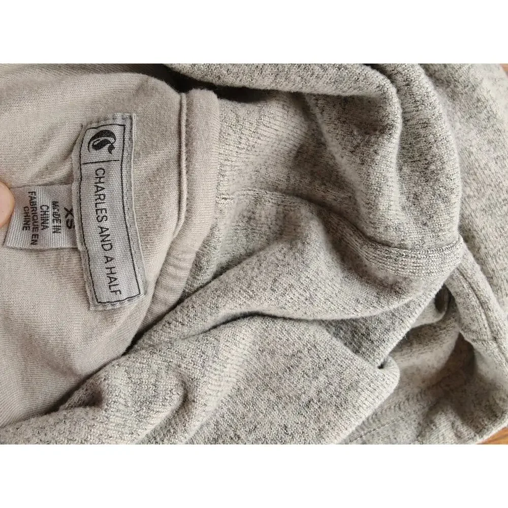 Women's Charles and a Half Pullover Hoodie Heather Beige XS
